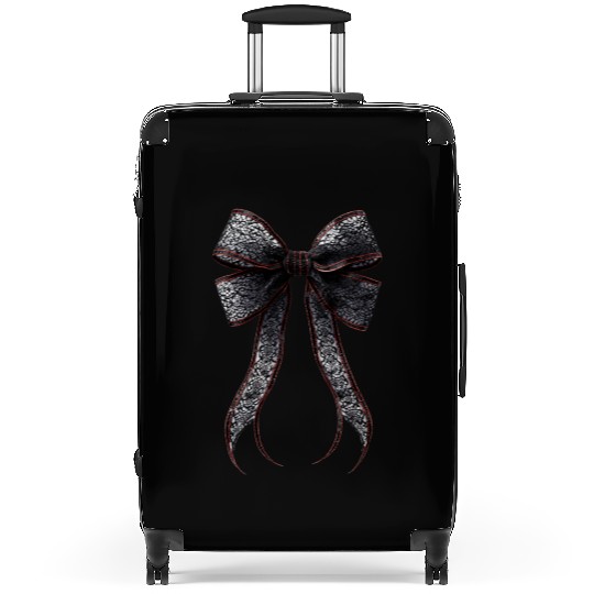 lace bow Suitcases
