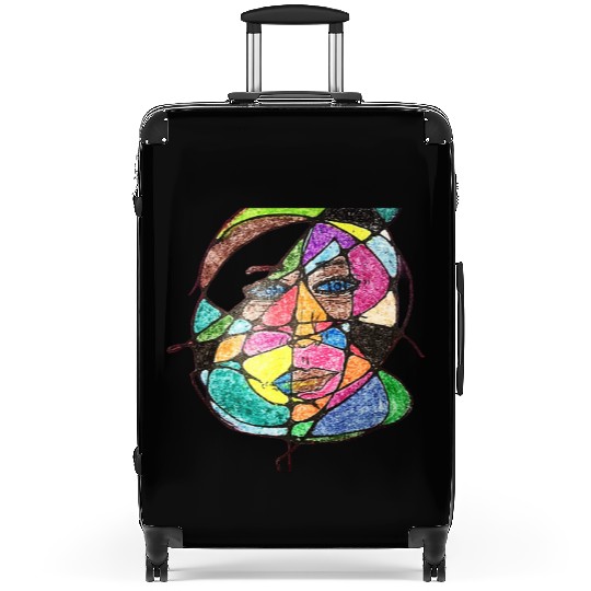 Vivid Spectrum Visage Suitcases