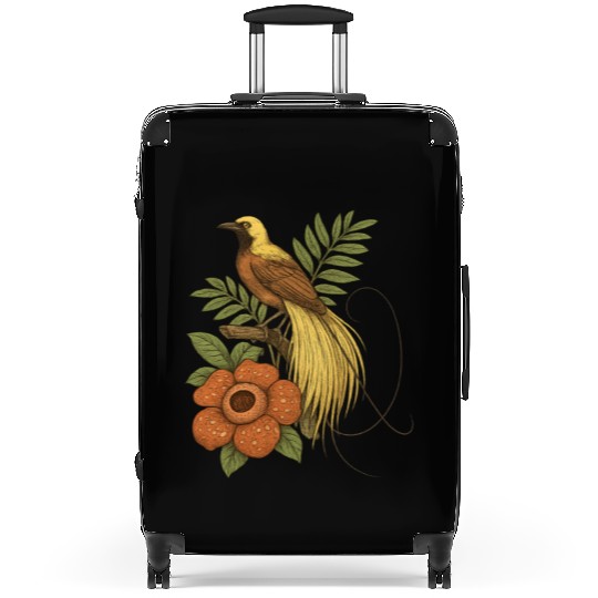 Bird of Paradise Rafflesia Suitcases