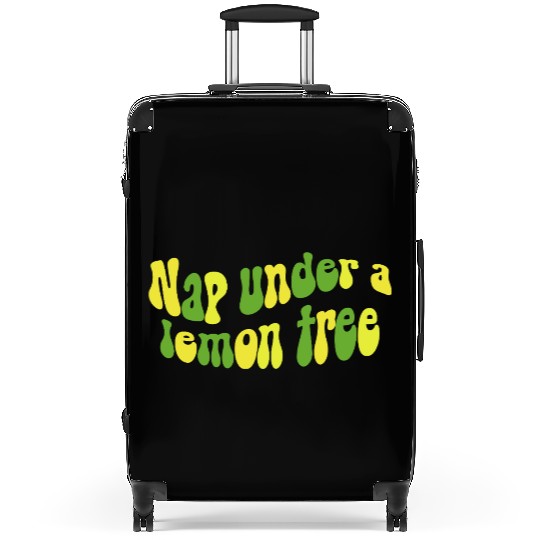 Nap Under a Lemon Tree Retro Design Suitcases