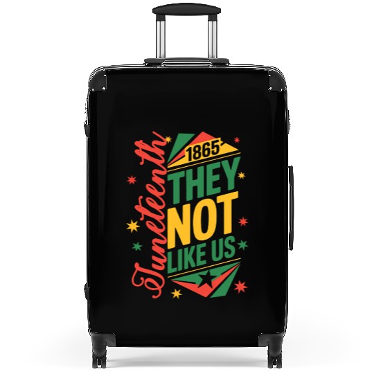 Juneteenth They Not Like Us Suitcases