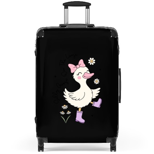 Silly Goose on the Loose Suitcases