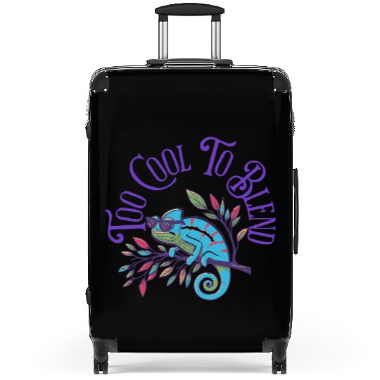 Too Cool to Blend – Chameleon Attitude Suitcases
