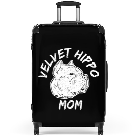 Velvet Hippo Mom – Bully Dog Lovers Suitcases