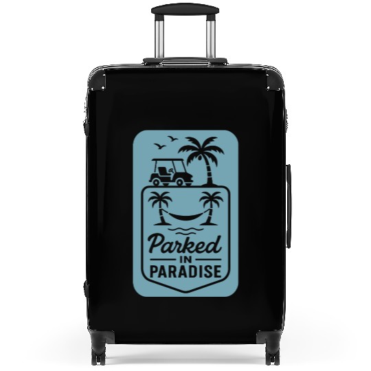 Golf Cart Life Senior Humor Retirement Ride Suitcases