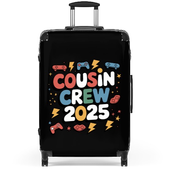 Cousin Crew 2025 Video Game Controllers Family Suitcases