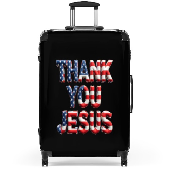 THANK YOU JESUS Suitcases