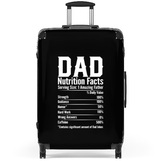 DAD Nutrition Facts Suitcases
