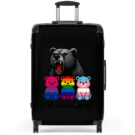 Mama Bear Pride Cubs Suitcases