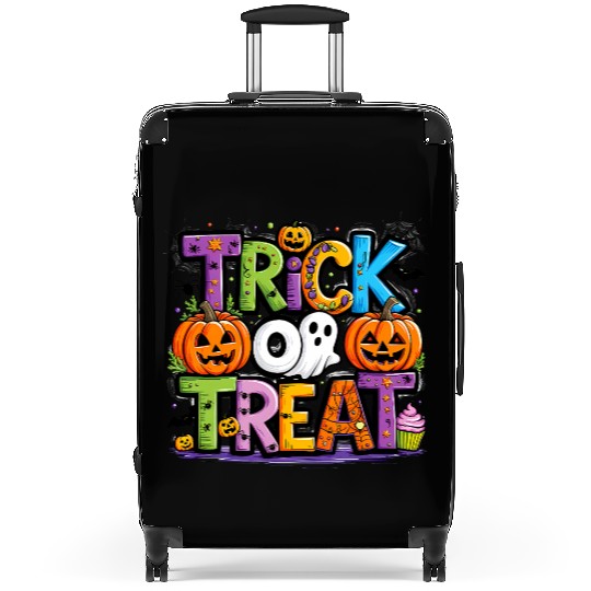 Trick or Treat Halloween Ghost Pumpkin Suitcases