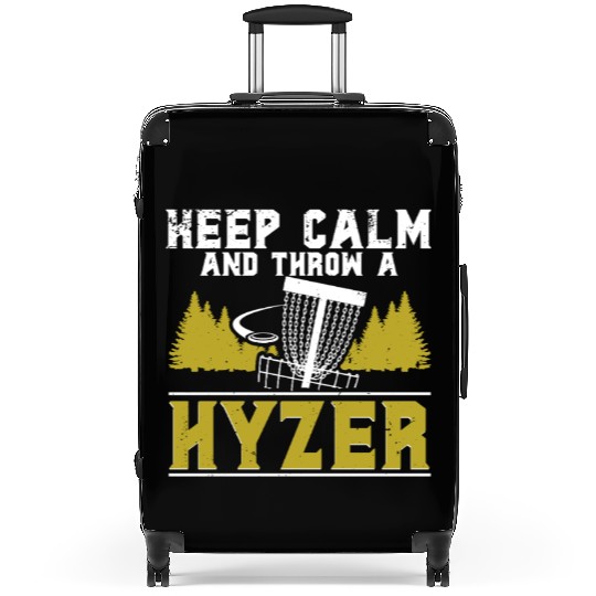 Disc Golf Keep Calm And Throw A Hyzer Suitcases