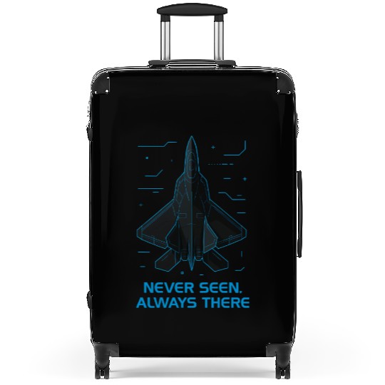 Stealth Fighter Jet Suitcases – Futuristic Military