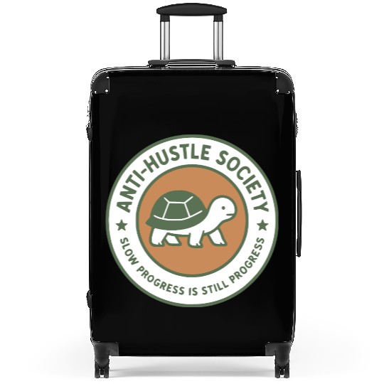 Anti-Hustle Society Suitcases
