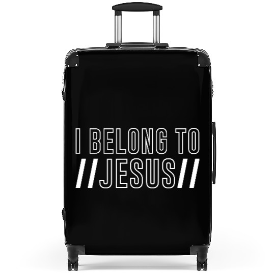 Faith Over Fear Suitcases | Christian Suitcases