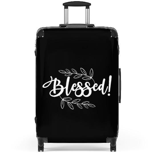 Saved with Amazing Grace Suitcases | Christian Suitcases
