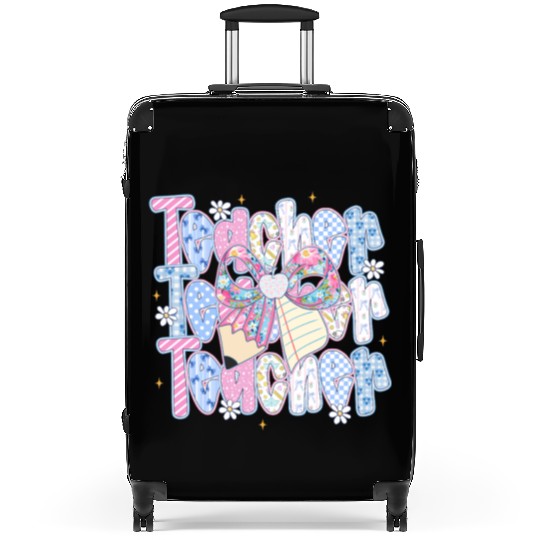 Preppy Teacher Coquette Suitcases