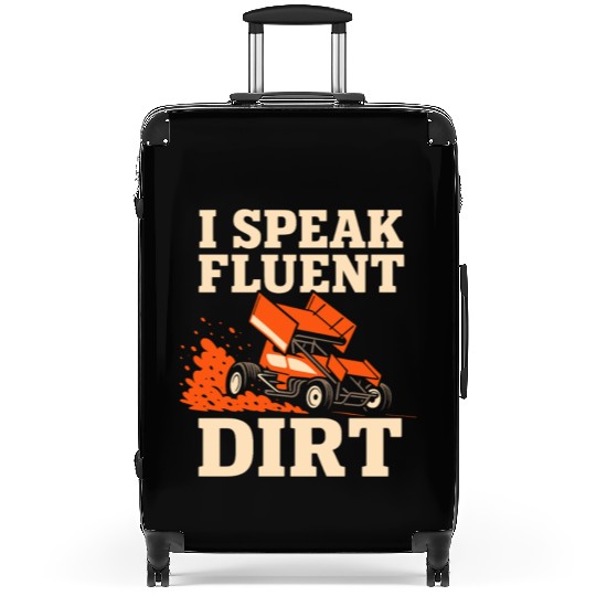 Sprint Car Racing Dirt Track Speed Oval Race Suitcases