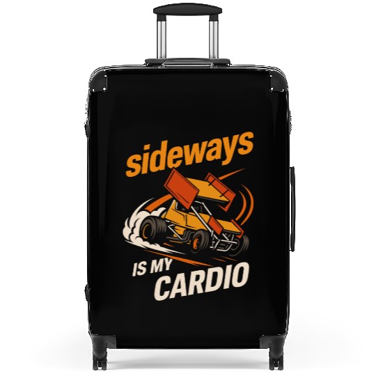 Sprint Car Racing Dirt Track Speed Oval Race Suitcases