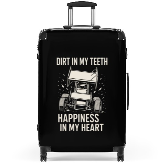 Sprint Car Racing Dirt Track Speed Oval Race Suitcases