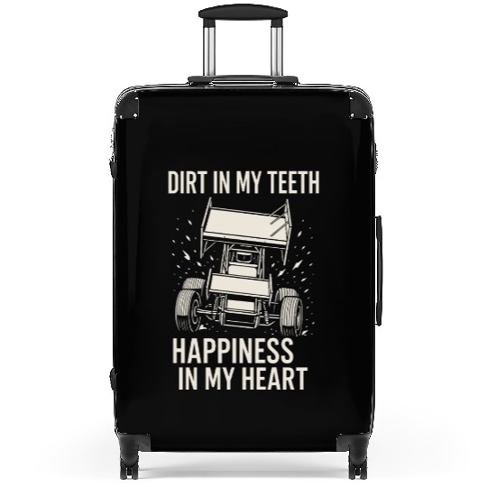 Sprint Car Racing Dirt Track Speed Oval Race Suitcases