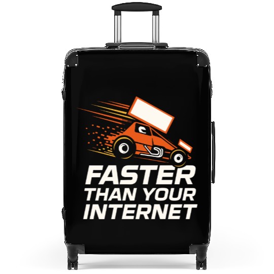 Sprint Car Racing Dirt Track Speed Oval Race Suitcases