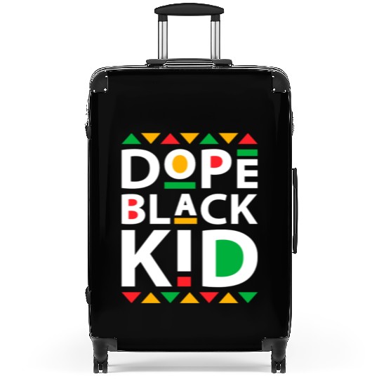 Dope black kid black history month Suitcases