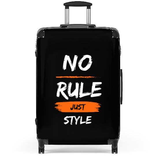 No Rule Just Style – Bold Youth Streetwear Suitcases