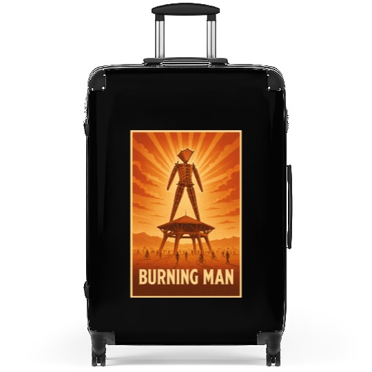 Burning Man Suitcases