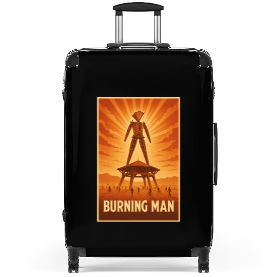 Burning Man Suitcases
