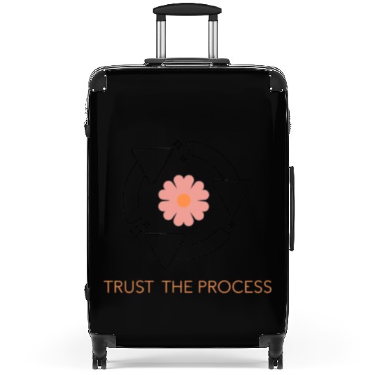 Trust the Process Blossom Suitcases