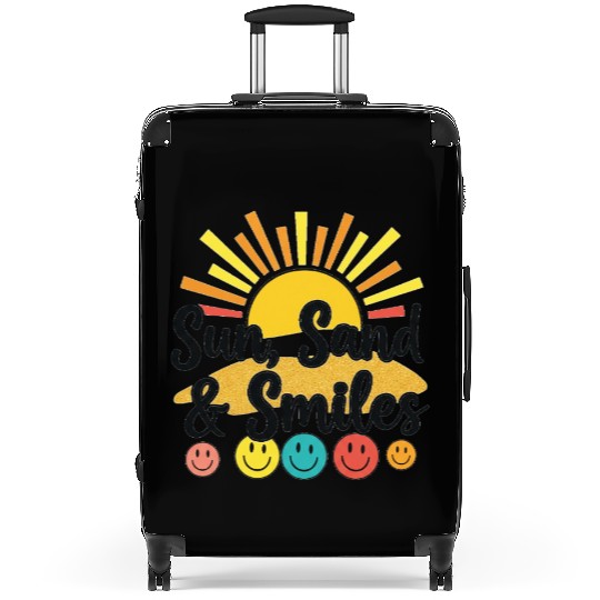 Sun, Sand & Smiles Beach Day Vibes Suitcases