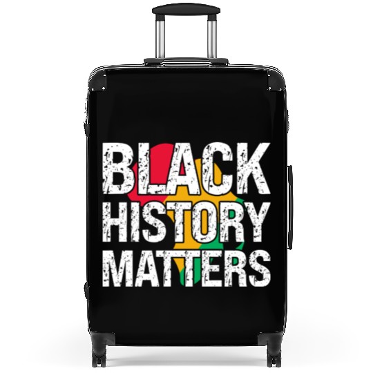 Black History Matters Suitcases