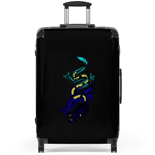 Japanese Dragon Suitcases