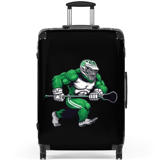 Green Bigfoot Lacrosse Suitcases