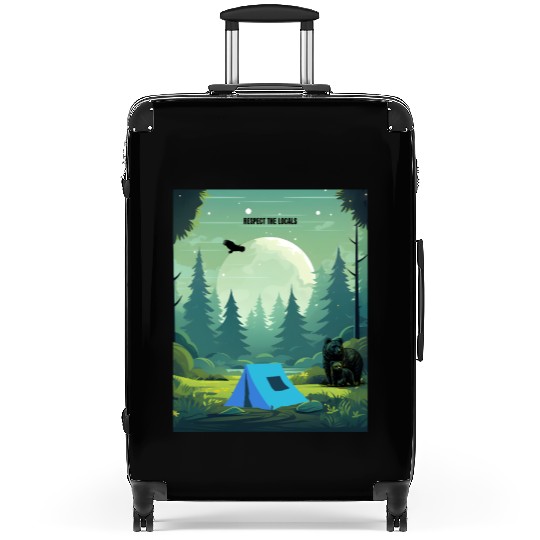 Respect the Locals – Wilderness Camping Warning Suitcases