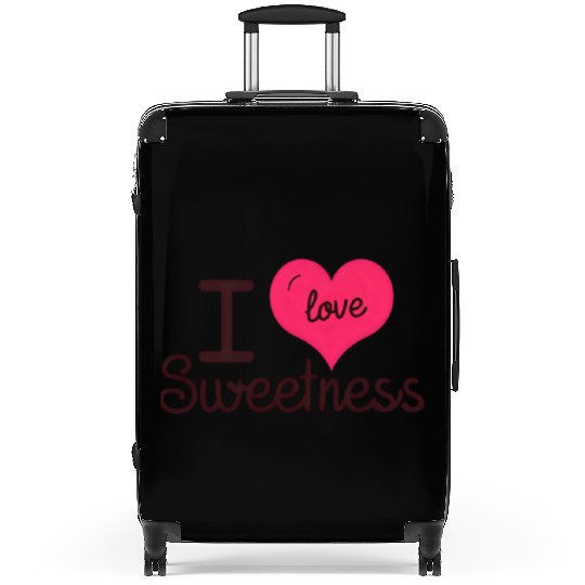 I Love Sweetness Suitcases, Cute Valentine’s Gift