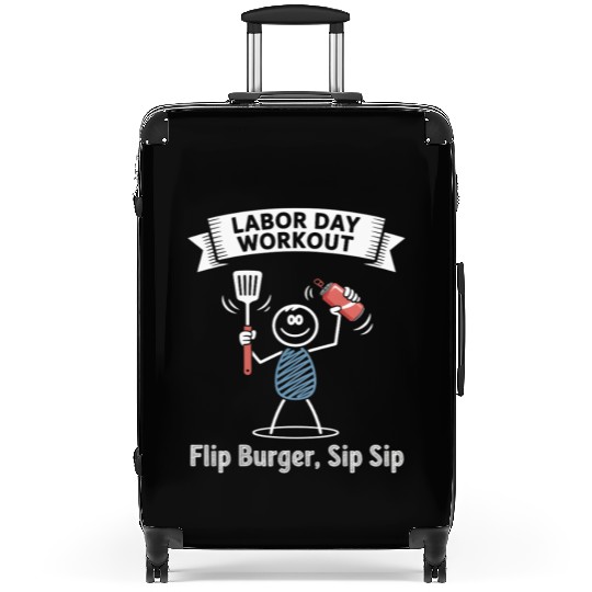 Workout Reps of Flip Burger Sip Sip Labor Day Suitcases