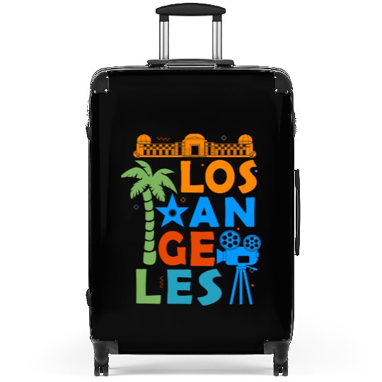 Los Angeles California Men Women Hollywood Suitcases