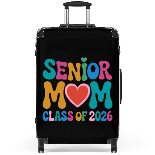 Senior Mom Class of 2026 Celebration Design Suitcases