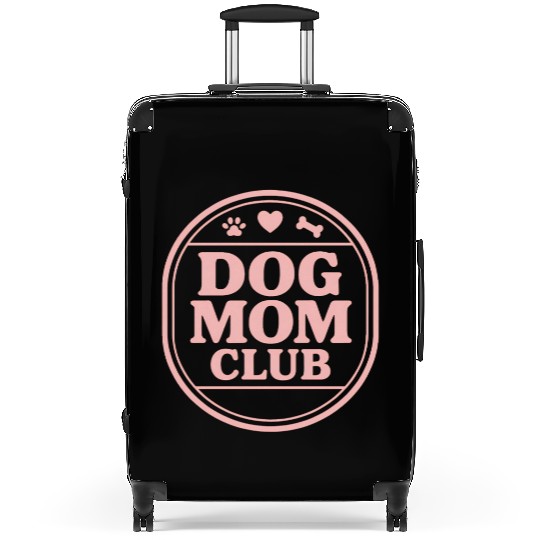 Dog Mom Club Suitcases