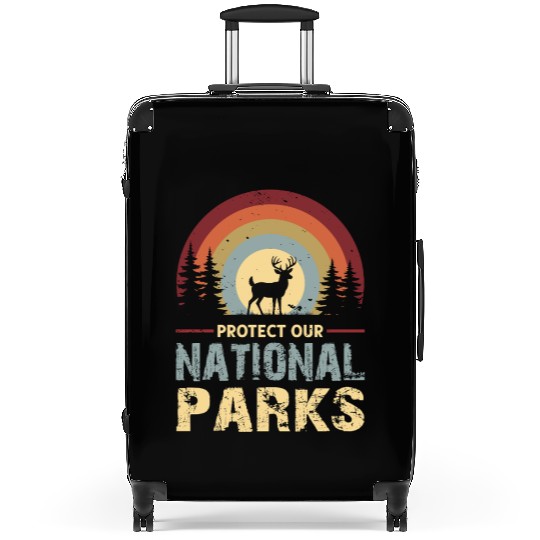 Protect our national parks Suitcases