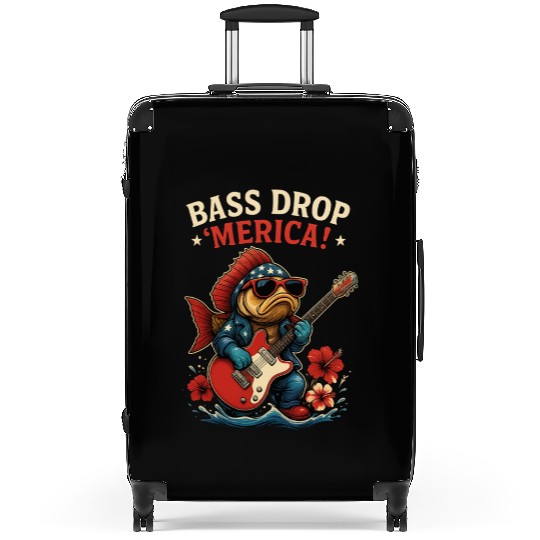 Bass Drop 'Merica! Fishing Suitcases