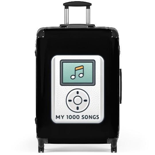 My 1000 Songs MP3 Player Retro 2000s Y2K Suitcases