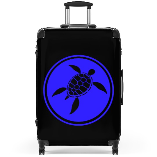 Water Turtle Shell Pattern Cool Lover Fun Swimming Suitcases