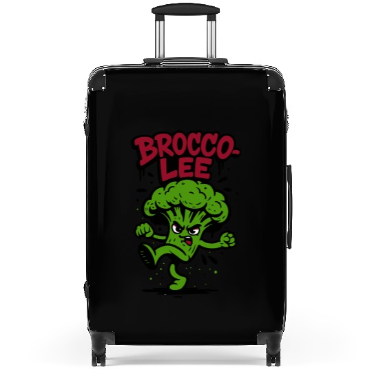 Brocco Lee – Funny Broccoli Karate Suitcases