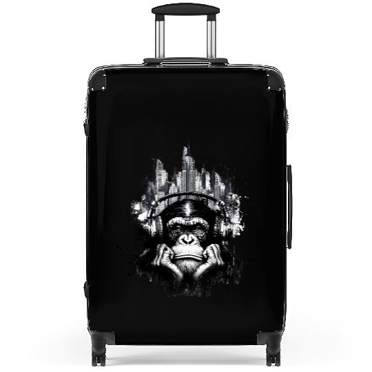 Grunge Bored Ape Suitcases