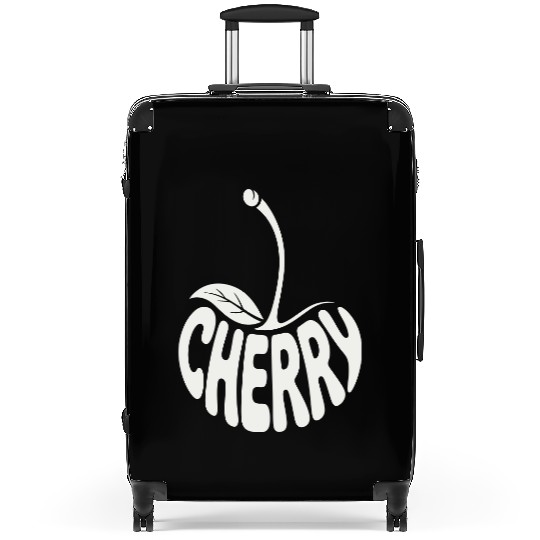 Sweet Cherry Word Art Suitcases