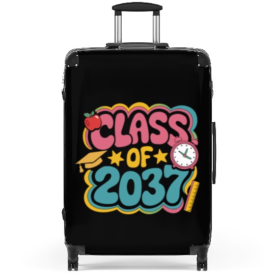 Class of 2037 Grow With Me, groovy back to school Suitcases