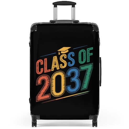 Class of 2037 Grow With Me, Funny back to school Suitcases