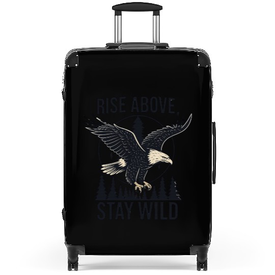 Soar Fierce, Live Free – Bald Eagle Wilderness Des Suitcases